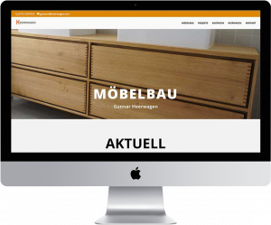 Webdesign Cologne Heerwagen Möbelbau Webseite